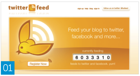 Step 1 - Market your blog with Twitterfeed