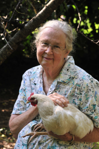 Judy_holding_chicken--Mark--7-29-13
