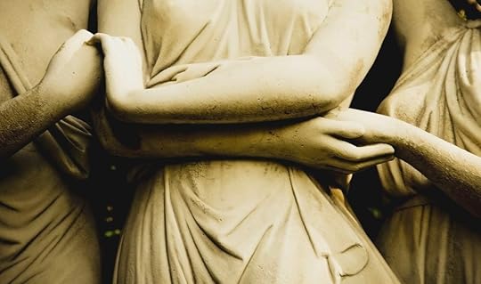 Women holding hands 