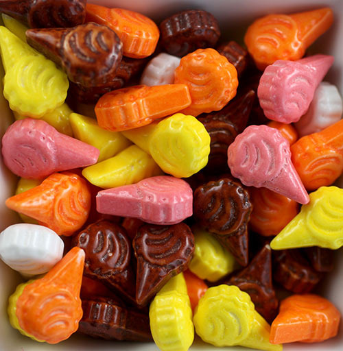 Ice cream cone sprinkles