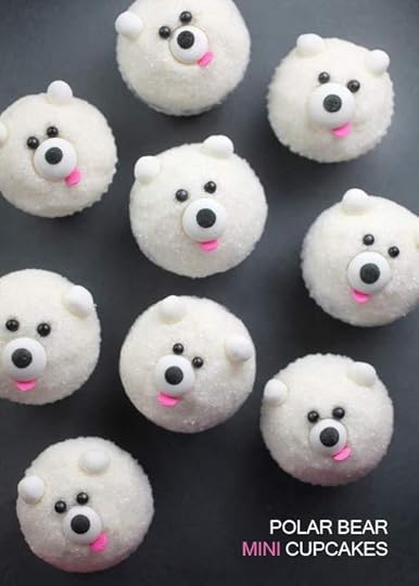 Miniature Polar Bear Cupcakes