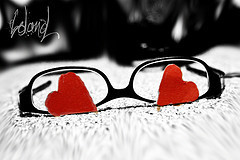 Glances and hearts