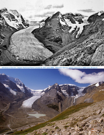 canadian glacier melts