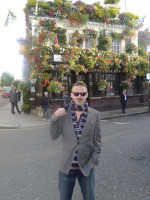 One of my favourite pubs in the world, The Churchill Arms in Notting Hill. I used its name for the pub in Black Chalk