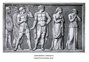 Coriolanus, bas relief