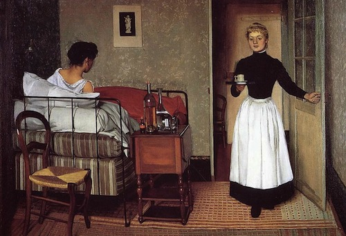The Sick Girl. Felix Vallotton (1892)