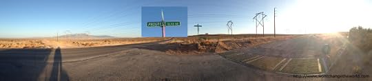 This is a real intersection in Rio Rancho, NM