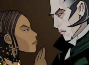 Richard E Grant & Sophie Okonedo as Doctor & Companion in webcast Scream of the Shalka