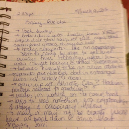 This is the character page for Kelsey aka Ethan (name changes happen a lot) in ME AND THE JERSEY DEVIL.
