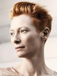 Rajek..... has got to be actress Tilda Swinton
