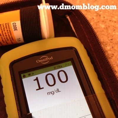 OmniPod 100 Blood Sugar
