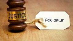 Judge's gavel, marked