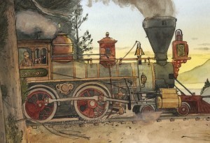 Locomotive3 300x205 Review of the Day: Locomotive by Brian Floca