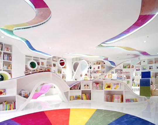 Best Reading Nook ever Futuristic Architecture for Kids Sako Bookstore