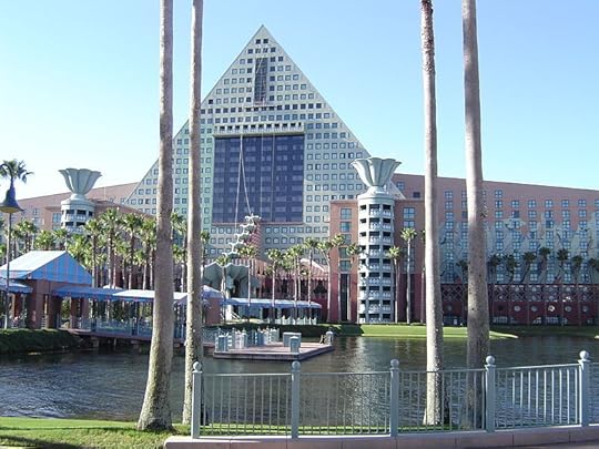 Futuristic Architecture for kids Michael Graves Dolphin Hotel in Disney