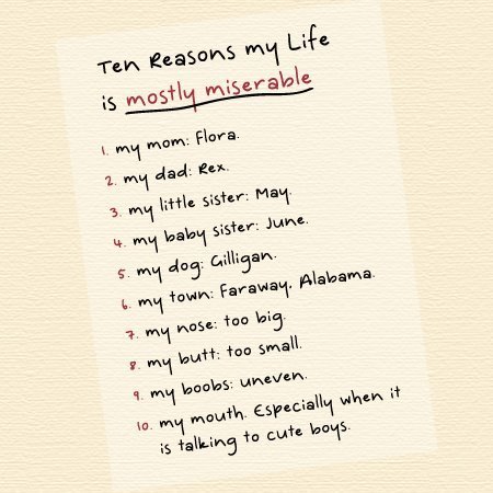 The Mostly Miserable Life of April Sinclair by Laurie Friedman