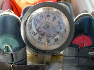 My trusty onboard compass
