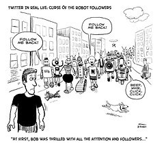Twitter In Real Life Cartoon by HubSpot