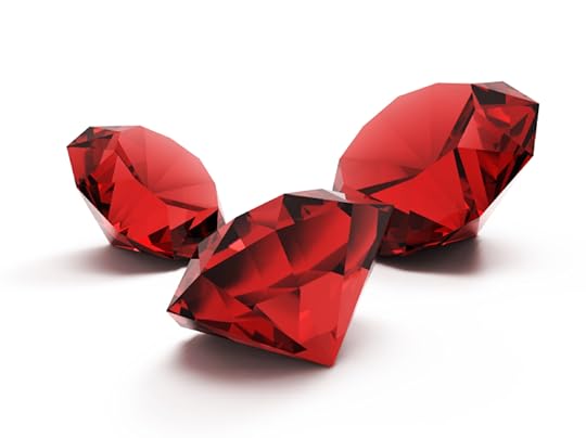 Rubies are the birthstone of July and are said to guarantee health, wisdom, wealth and success in love.