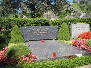 the grave of Vladimir Nabokov (Russian-America...