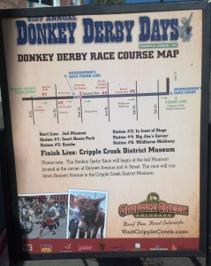 Donkey Derby Sign