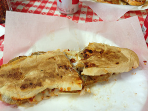 I really did want to take a picture before I started eating it. I really did.