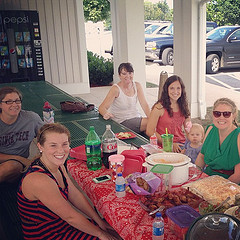 Poolside. #laborday #friends