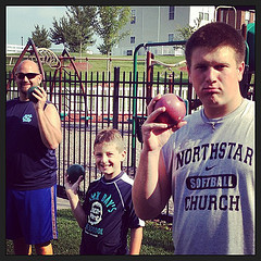 Bocci ball! #LaborDay #friends