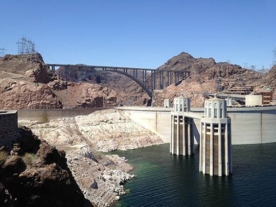The most impressive thing about Hoover Dam is the skybridge behind it. Amazing.