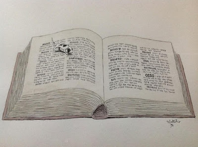 Livro, Book, Book and Dog, Open Book, Livro Aberto, Desenho de Livro, Ilustração