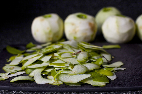 apple peelings