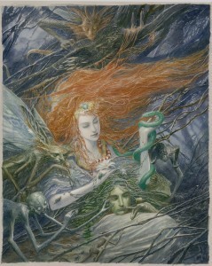 Original art by Alan Lee