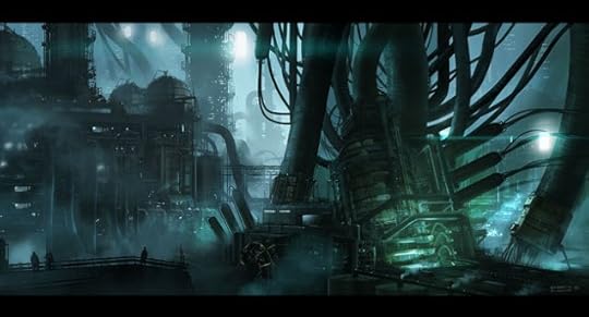 City's Heart by Fabio Barretta Zungrone Matte Painting