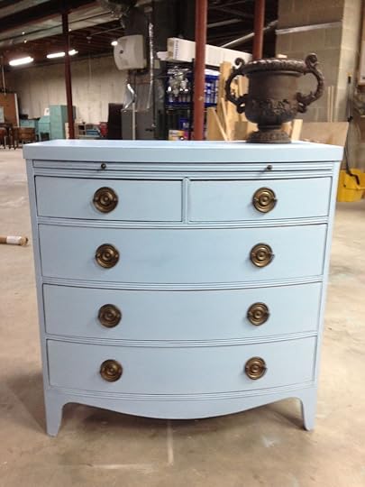 Finished blue