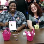 These lovely ladies were such a hoot! The one on the right is a reader and the on the left, we have a book blogger. I don't think I ever saw them without a smile on their face.