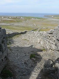 Dún Aonghusa 2, looking down.JPG