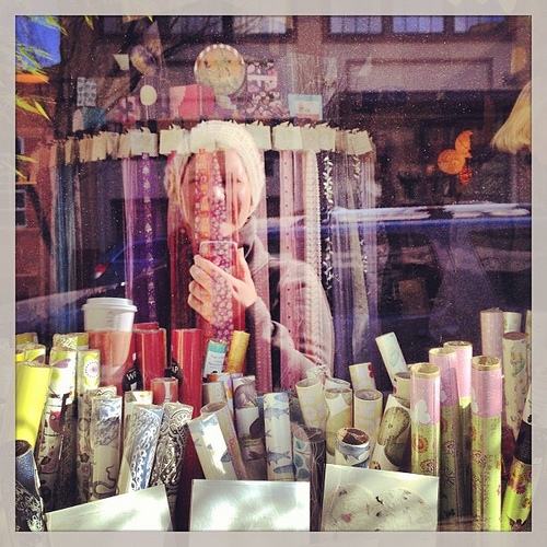 Inspiration break. Sun. Favorite stationery store. New journal. Ahhhh!