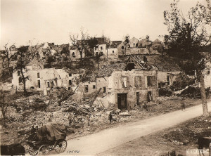 Ruins of Chateau Thierry, France, WWI