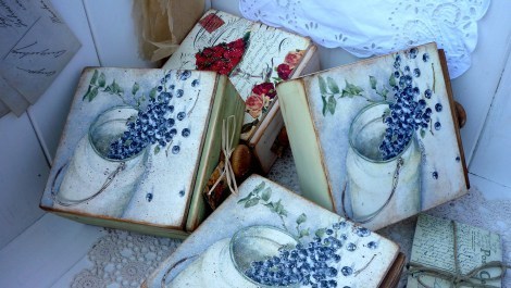 Proljetne drvene kutije....