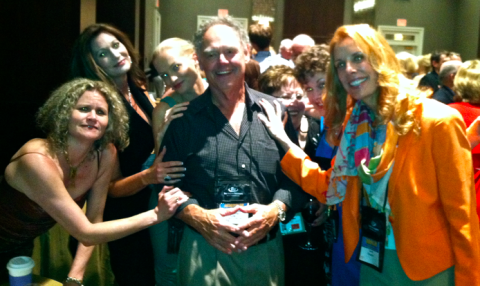 D.P. Lyle and his throng! (Me, Amy Shojai, Carol Shenold, Twist Phelan)