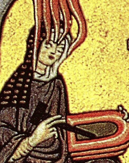 Hildegard of Bingen's painting from her Scivias. Mysticism also has its own symbols, and it's a nonfiction parallel to genre fiction. 