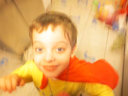 My little superhero planet. Surprisingly, birthing him did not liberate me of my creative impulses!