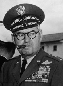 General Curtis LeMay Smoking Cigar