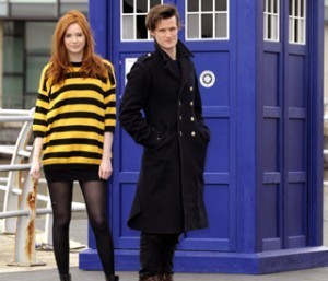 Karen Gillan & Matt Smith, dressed as (and presumably, by) themselves
