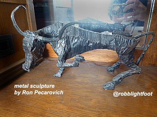 Metal sculpture by Ron Pecarovich