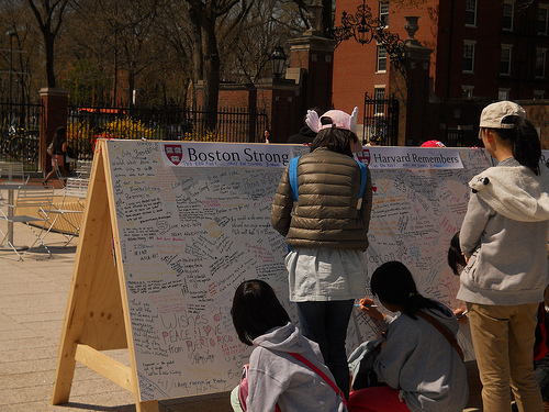 Boston Strong at Harvard Science Center