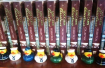 Rubber military ducks