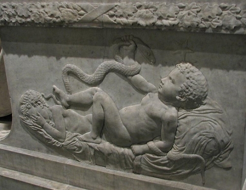 Horatio Greenough, Detail from 