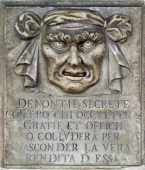 Secret denunciations against anyone who will c...
