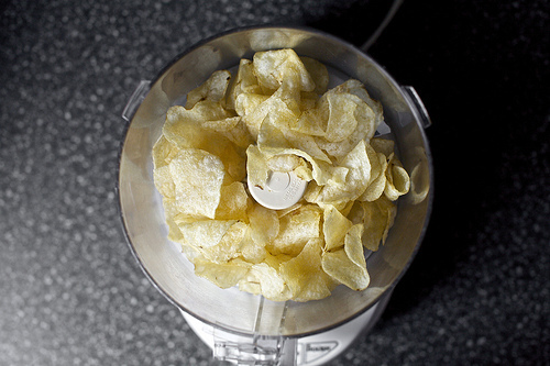 about to grind the chips